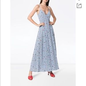 COPY - Maxi length wrap dress from Ganni